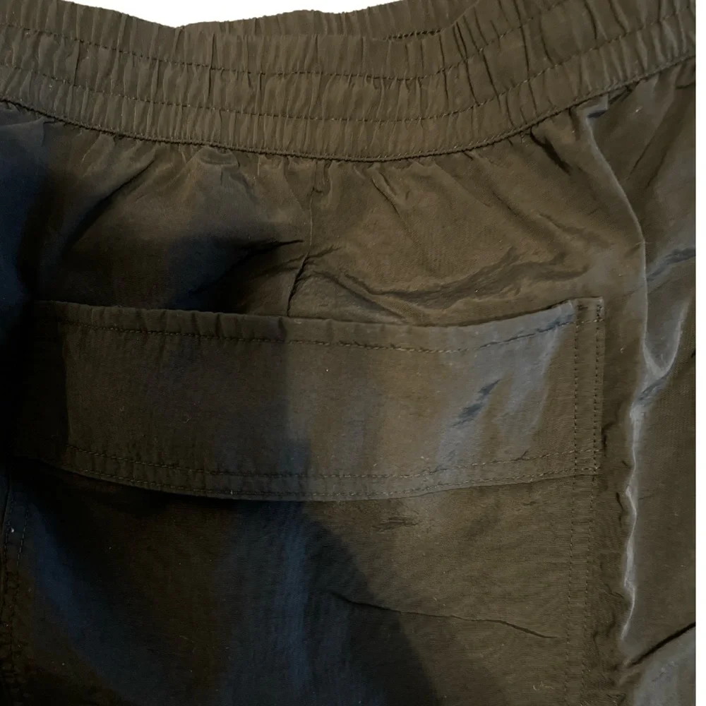 ZARA Black Skort Shorts Elastic Waist Pockets Size S‎